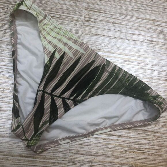 485 Vince camuto swim classic Bikini Bottoms TROPICAL PRNT sz S - Picture 1 of 1